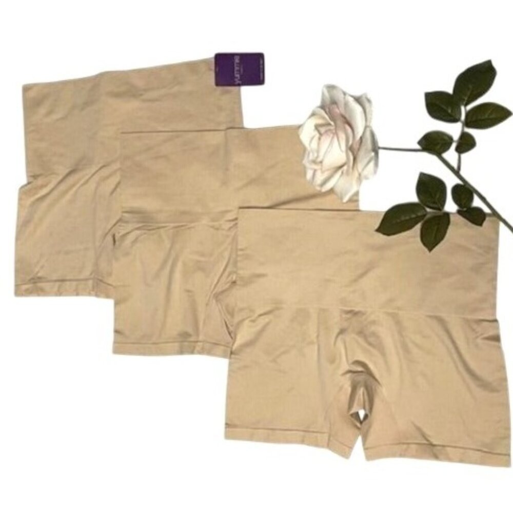 Yummie 3 pk Seamless Shaping Shortie 2X/3X (777)